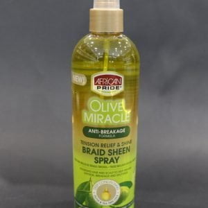 African Pride Olive Miracle Braid Sheen Spray